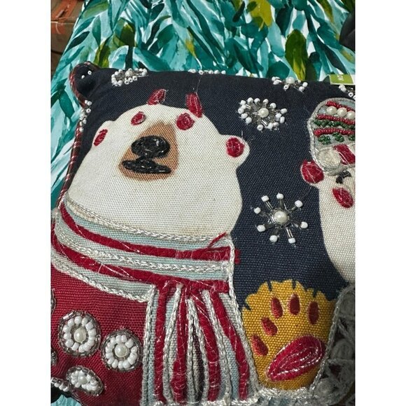 Jingles & Joy Christmas throw pillow - Picture 2 of 10